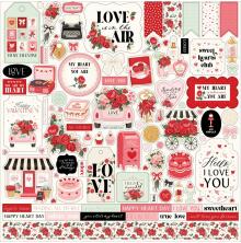 Carta Bella Cardstock Stickers 12X12 - Be Mine