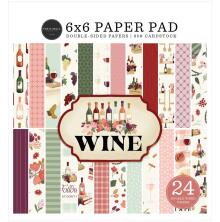 Carta Bella Double-Sided Paper Pad 6X6 - Wine
