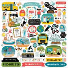 Echo Park Cardstock Stickers 12X12 - Field Trip