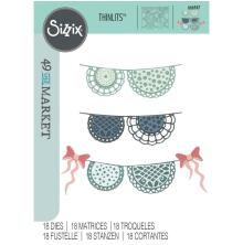 Sizzix Thinlits Die Set By 49 And Market - Doily Banner 666947