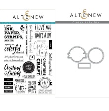 Altenew Clear Stamps 6X8 + Die Set - Crafty Life UTG�ENDE