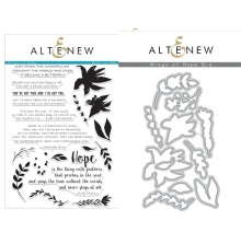 Altenew Clear Stamps 6X8 + Die Set - Wings of Hope UTG�ENDE