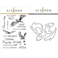 Altenew Clear Stamps 6X8 + Die Set - Land of the Free UTG�ENDE