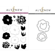 Altenew Clear Stamps 6X8 + Die Set - Ethereal Beauty UTG�ENDE