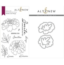 Altenew Clear Stamps 4X6 + Die Set - Smiles and Hugs UTG�ENDE