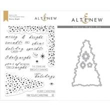 Altenew Clear Stamps 6X8 + Die Set - Starry Night UTG�ENDE