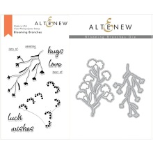 Altenew Clear Stamps 4X6 + Die Set - Blooming Branches UTG�ENDE