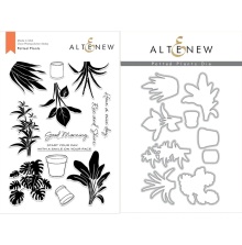 Altenew Clear Stamps 6X8 + Die Set - Potted Plants UTG�ENDE