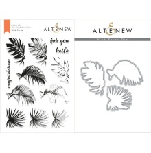 Altenew Clear Stamps 6X8 + Die Set - Wild Ferns UTG�ENDE
