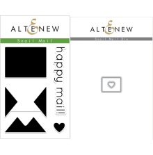 Altenew Clear Stamps 2X3 + Die Set - Snail Mail  UTG�ENDE