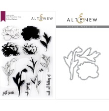 Altenew Clear Stamps 6X8 + Die Set - Frilled Petals UTG�ENDE