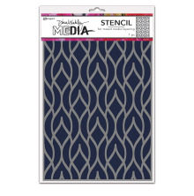Dina Wakley MEdia Stencils 9X6 - Pointy Fence