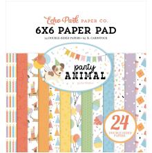 Echo Park Double-Sided Paper Pad 6X6 - Party Animal