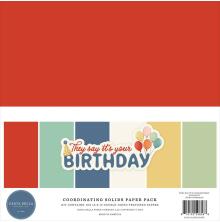 Carta Bella Solids Collection Kit 12X12 - They Say It�s Your Birthday