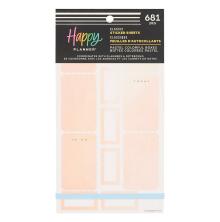 Happy Planner Classic Sticker Value Pack - Pastel Colorful Boxes