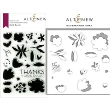 Altenew Clear Stamp + Stencil 6X6 Set - Bold Bunch UTG�ENDE