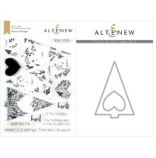 Altenew Clear Stamps 6X8 + Die Set - Festive Foliage UTG�ENDE