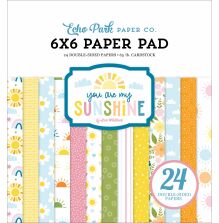 Echo Park Double-Sided Paper Pad 6X6 - You Are My Sunshine