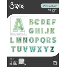 Sizzix Thinlits Dies Set By 49 And Market - This Or That Alpha