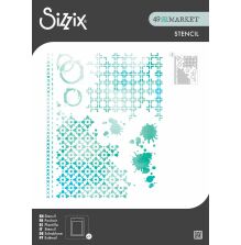 Sizzix A4 Stencil by 49 &amp; Market - Artful Layer