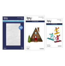 Spellbinders Dies and 3D Folder Bundle by Simon Hurley - Ski-son�s Greetings