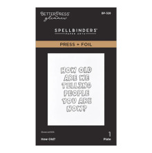 Spellbinders Press + Foil Plate - How Old?
