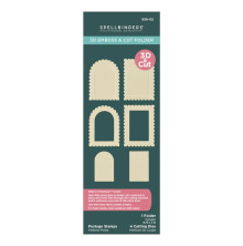 Spellbinders 3D Emboss &amp; Cut Folder - Postage Stamps