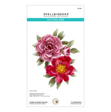 Spellbinders Dies - Double &amp; Single Peonies