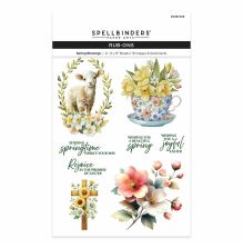 Spellbinders Rub-On Sheets - Spring Blessings