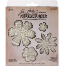 Tim Holtz Sizzix Bigz Die - Tattered Florals