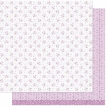 Lawn Fawn Blissful Blossoms Paper 12X12 - Verbena LF4008