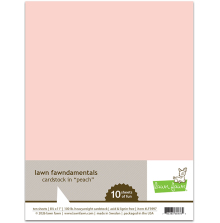 Lawn Fawn Cardstock - Peach LF3997