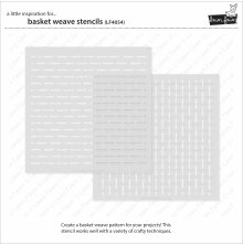 Lawn Fawn Stencils - Basket Weave LF4054