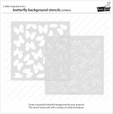 Lawn Fawn Stencils - Butterfly Background  LF4053