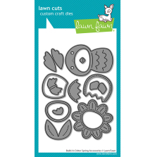 Lawn Fawn Dies - Build-A-Critter Spring Accessories LF4045