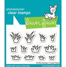 Lawn Fawn Clear Stamps 2X3 - All the Grasses LF4037