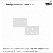 Lawn Fawn Coloring Stencils - All the Grasses LF4039
