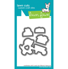 Lawn Fawn Dies - A Mole Lot Of Flowers LF4032