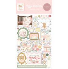 Carta Bella Puffy Stickers - Little Lullabies Baby Girl