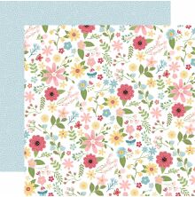 Echo Park In Full Bloom Cardstock - Full Bloom Floral