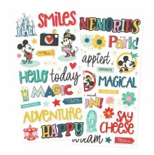 Simple Stories Foam Stickers 48/Pkg - Say Cheese Happiest Place