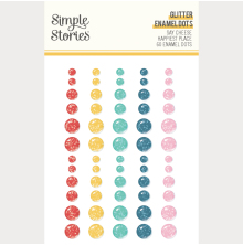 Simple Stories Enamel Dots 60/Pkg - Say Cheese Happiest Place