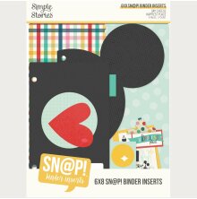 Simple Stories Binder Inserts 6X8 - Say Cheese Happiest Place