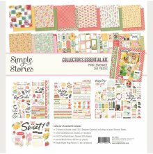 Simple Stories Collectors Essential Kit 12X12 - Pink Lemonade