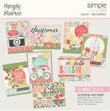 Simple Stories Simple Cards Kit - Pink Lemonade