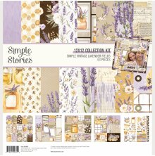 Simple Stories Collection Kit 12X12 - Simple Vintage Lavender Fields