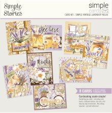 Simple Stories Simple Cards Kit - Simple Vintage Lavender Fields