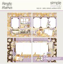 Simple Stories Simple Page Kit - Simple Vintage Lavender Fields