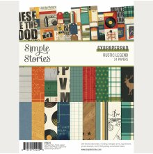 Simple Stories Double-Sided Paper Pad 6X8 - Rustic Legend