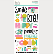 Simple Stories Foam Stickers 79/Pkg - Color Me Happy